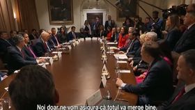 VIDEO Donald Trump, show la Casa Albă. Ce a transmis președintele Americii la prima ședință a cabinetului